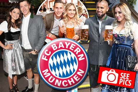bayern munich news football wags sizzle at oktoberfest