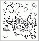 Coloring Pages Kuromi Comments Gif Colouring sketch template