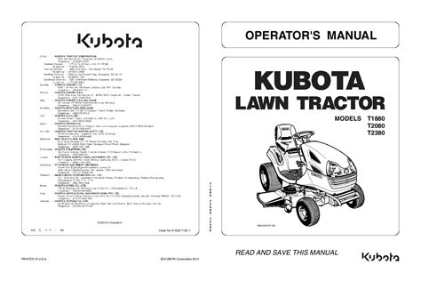kubota ttt operation manual   service manual repair manual