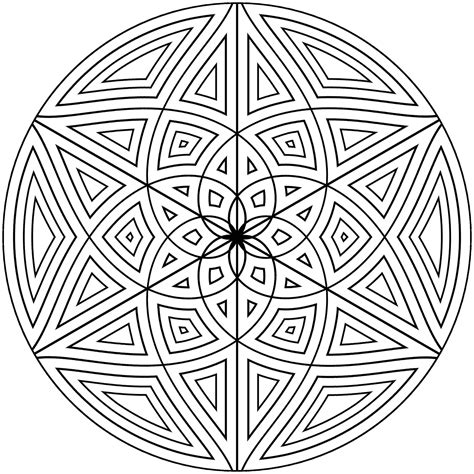 geometric design coloring pages  print coloring pictures