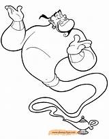 Aladdin Genie Drawing Coloring Pages Disney Printable Aladin Cartoon Lamp Drawings Sheets Kids Book Colouring Amazing Gif Characters Cute Do sketch template