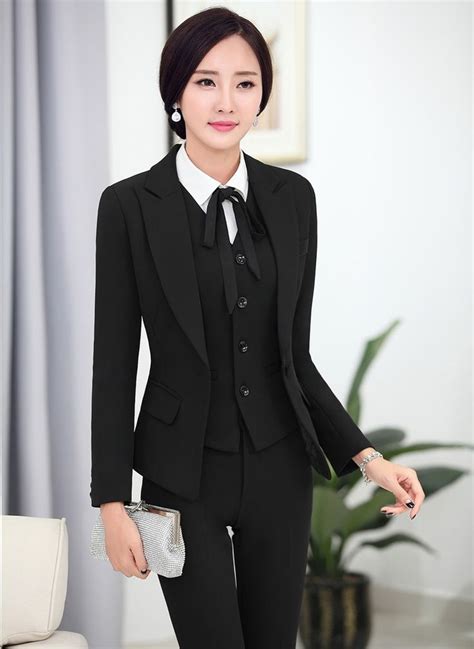 2016 Professional Formal Pantsuits Ladies Business Women