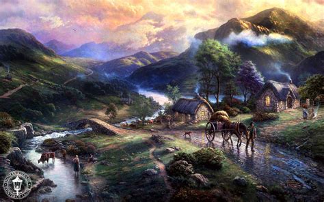 thomas kinkade awesome wallpapers