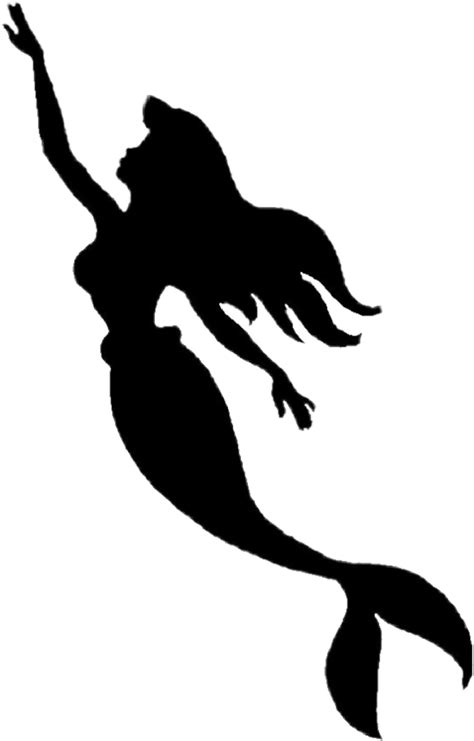 mermaid silhouette png