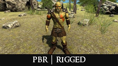3d asset rigged realtime orc warrior cgtrader