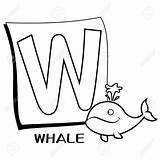 Kids Whale Alphabet Drawing Getdrawings Coloring sketch template