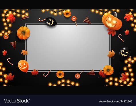 halloween blank template   arts  copy vector image
