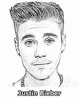 Justin Bieber Coloring Pages Justinbieber Favourites Add sketch template