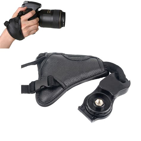 universal pu leather digitalslr camera wrist strap hand grip uk camera equipment