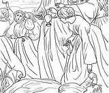 Virgins Ten Coloring Parable Parables sketch template