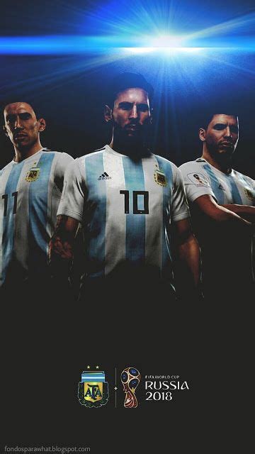 fondo de pantalla de jugadores de la seleccion argentina russia2018