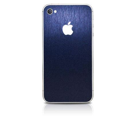 iphone  brushed blue full kit   icoverskin  icoverskin  iphone iphone  iphone