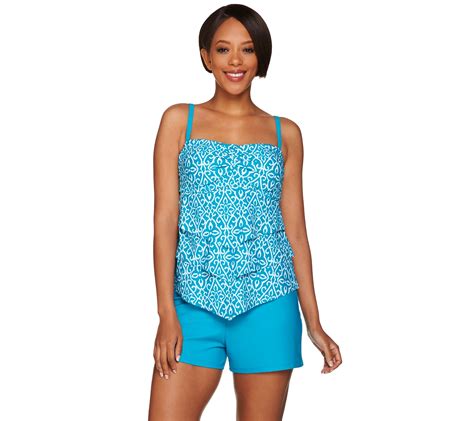 ocean dream signature miramar tiered ruffled tankini swimsuit page