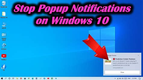 disable chrome popup notifications windows  youtube