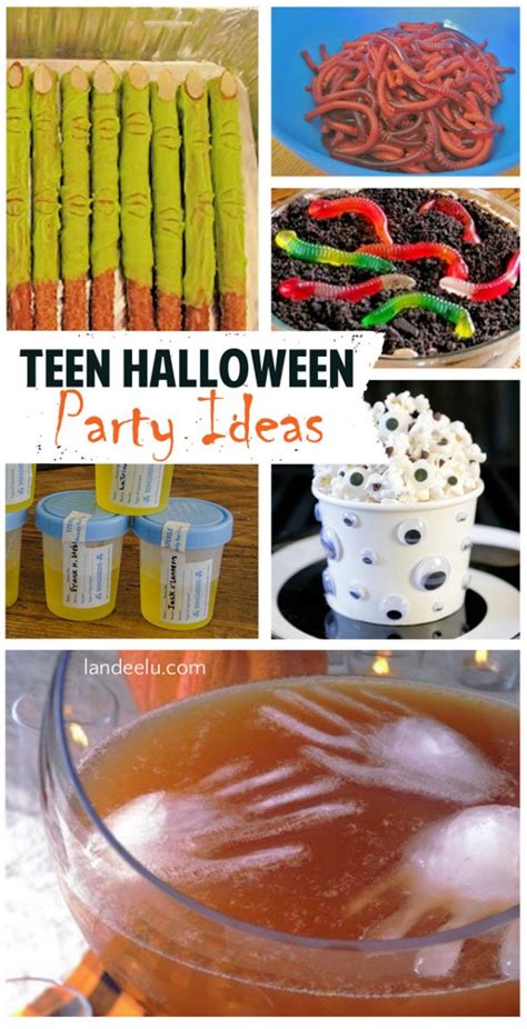 teen halloween party ideas