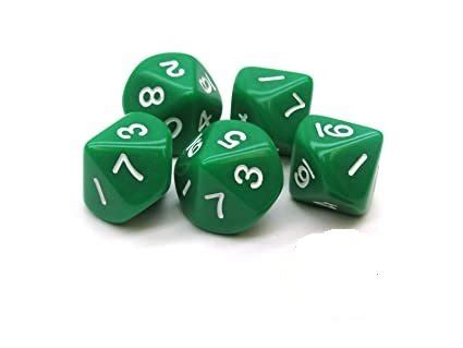 dice ten sided dice north star military figures