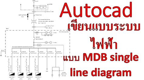 autocad  single  diagram  mdb
