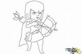Archer Clash Clans Drawingnow sketch template