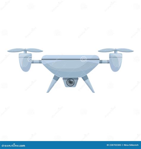 run drone icon cartoon vector camera control stock vector illustration  surveillance