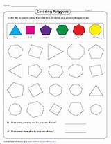 Coloring Polygons Polygon Worksheets Than sketch template