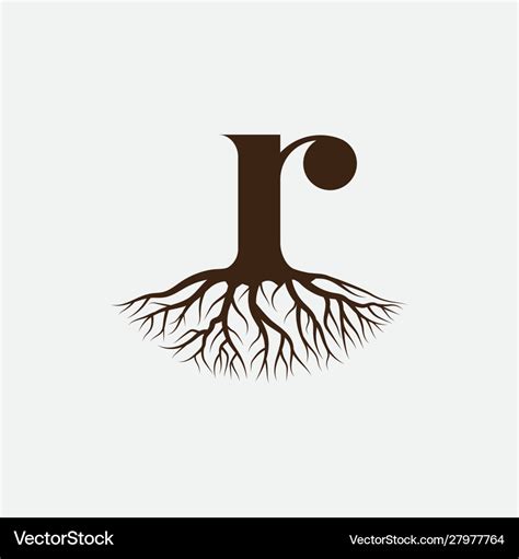 root logo royalty  vector image vectorstock