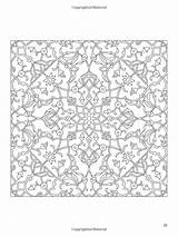 Coloring Arabic Pages Pattern Patterns Islamic Book Mandala Moroccan Color Colouring Designs Dover Books Sheets Embroidery Zentangle Floral Choose Board sketch template