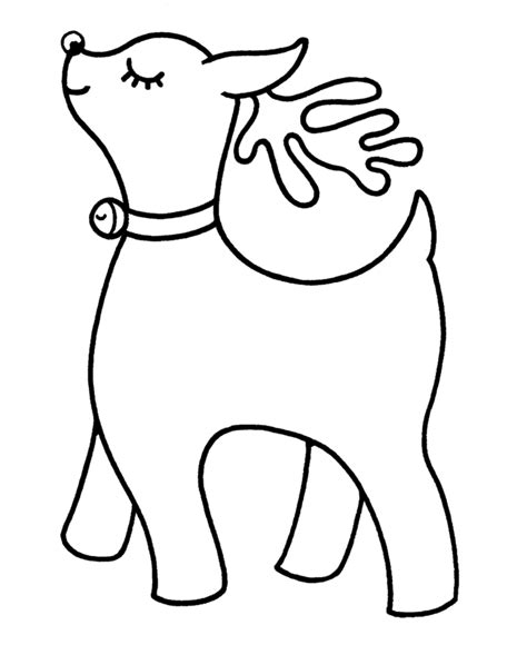learning years christmas coloring pages girl reindeer   sleigh
