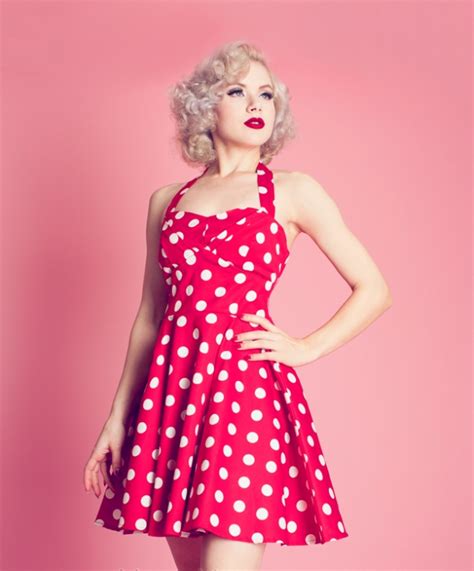 red polka dot dress picture collection dressed up girl