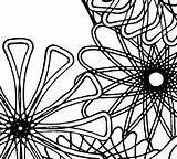 Spirograph sketch template