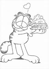 Garfield Dibujosparacolorear Clic sketch template