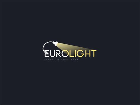 eurolight logo design   lighting company  michael rybchenko