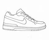 Sneakers Air Jordans Cliparts sketch template