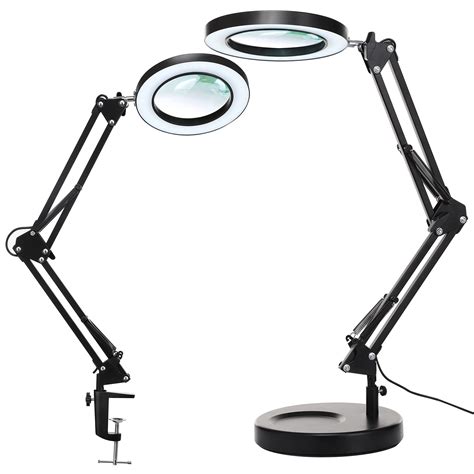 Buy 10x Magnifying Glass With Light And Stand Kirkas 2 In 1 Stepless
