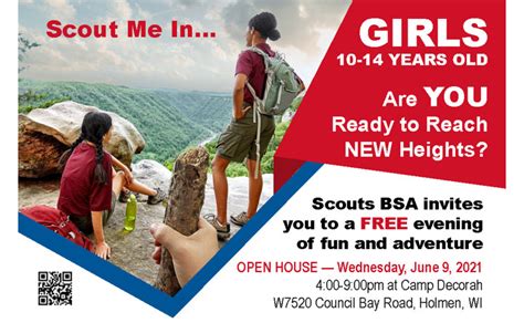 Scouts Bsa Open House Event Girls 10 14 Yrs Gateway Area Council Bsa