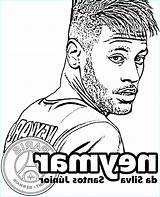 Neymar Coloriage Naymar Colorir Messi sketch template