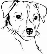 Russel Malvorlage Hund sketch template