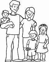 Family Coloring Kids Pages Familia Wecoloringpage Salvo Colorir Desenho sketch template