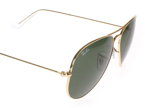 Ray Ban Rb3025 Aviator Gold Green L0205 58 Sunglasses