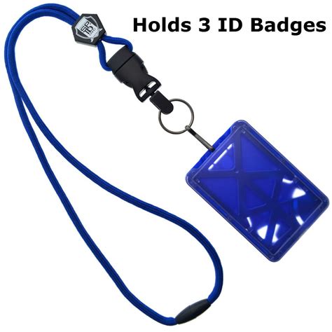 top loading  id card badge holder  heavy duty lanyard