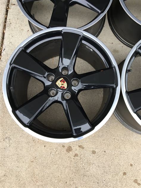 20 Oem Porsche 991 Sport Classic Wheels Widebody 911 Carrera Black