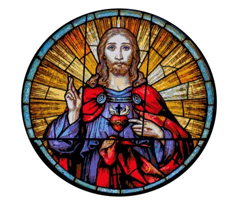 stained glass jesus openclipart