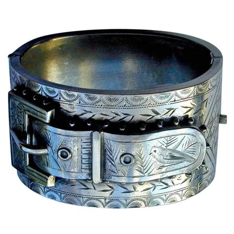 antique sterling silver cuff bracelet  stdibs