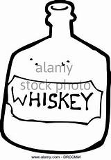 Whiskey Bottle Drawing Getdrawings Cartoon Old sketch template