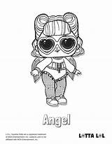 Coloring Lol Angel Pages Surprise Dolls Color Doll Books Lotta Baby Printable Confetti Pop Choose Board Redirect sketch template