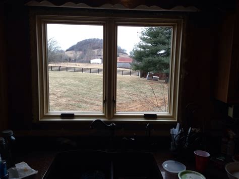 pella proline casement windows  opening  kitchen window   sink  easier