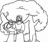 Zacchaeus Coloring Jesus Pages Talking People Gretel Hansel Tree Silhouette Group Story Printable Ambulance Wecoloringpage Unbelievable Getcolorings Getdrawings Color sketch template