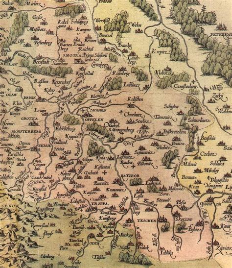 links historische karten von schlesien