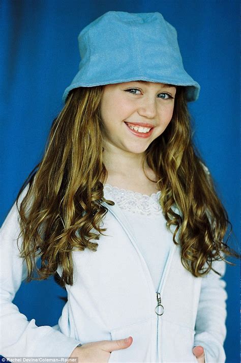 Miley Cyrus Modelling Shoot When She Was 11 Year Old Girl