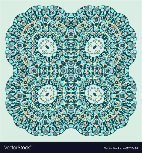 oriental mandala motif royalty  vector image