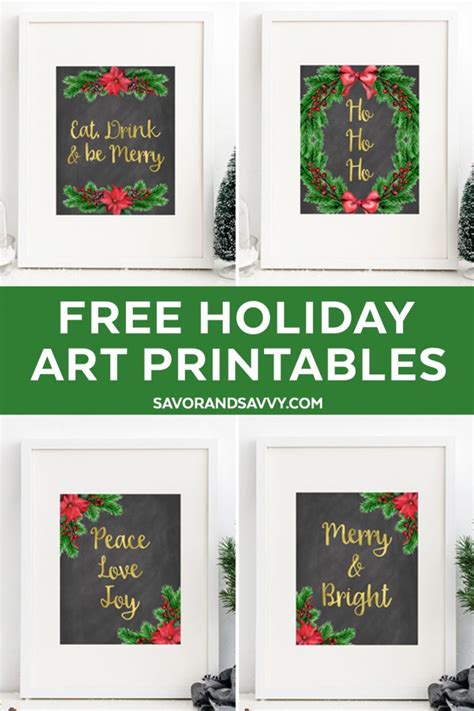 printable holiday art  printable templates